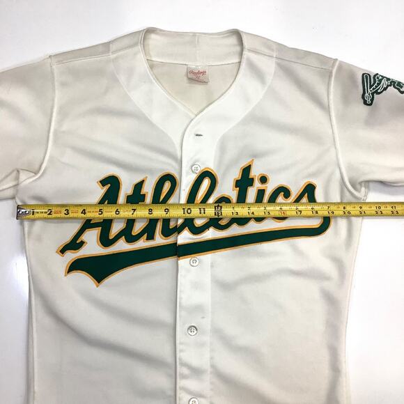 Oakland A’s Athletics Vintage Authentic Rawlings Jersey Size 40 Canseco McGwire - Picture 12 of 13